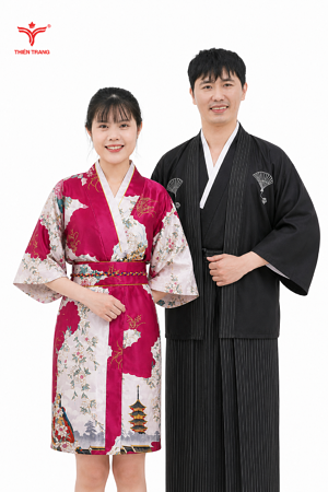 Đồng phục lễ tân kimono truyền thống