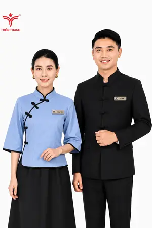 Đồng Phục Nhà Hàng Hoa Phong Cách Thượng Hải