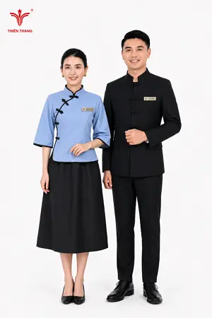 Alternative view of Đồng Phục Nhà Hàng Hoa Phong Cách Thượng Hải