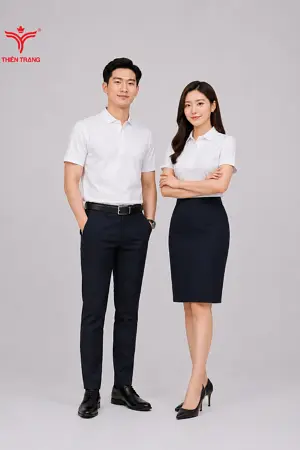 Bộ áo thun cổ bẻ doanh nghiệp