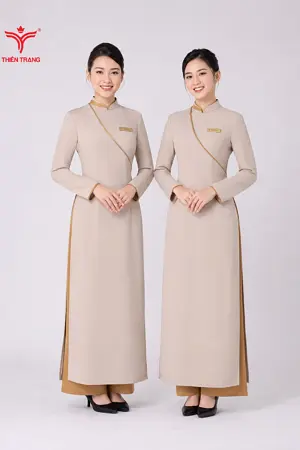 Áo dài lễ tân khách sạn