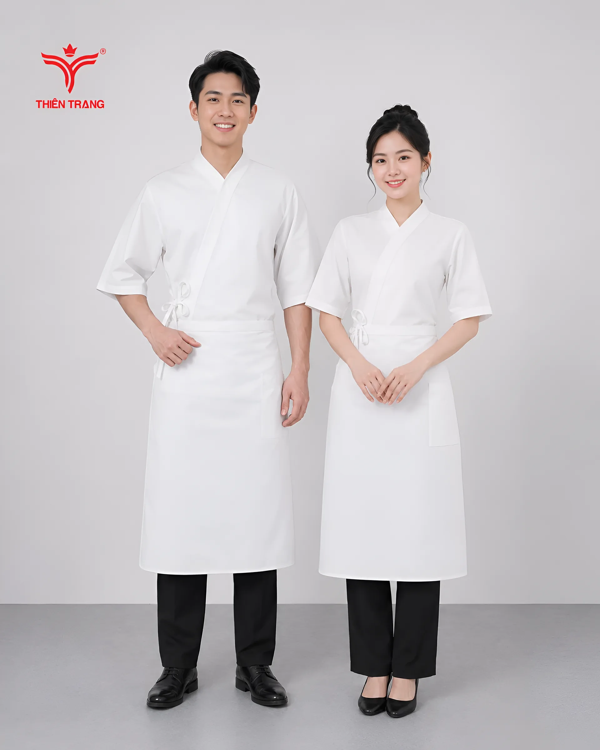 Bộ áo bếp tay ngắn nhà hàng 2 bo-ao-bep-tay-ngan-nha-hang