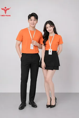 Bộ áo thun cổ tròn doanh nghiệp