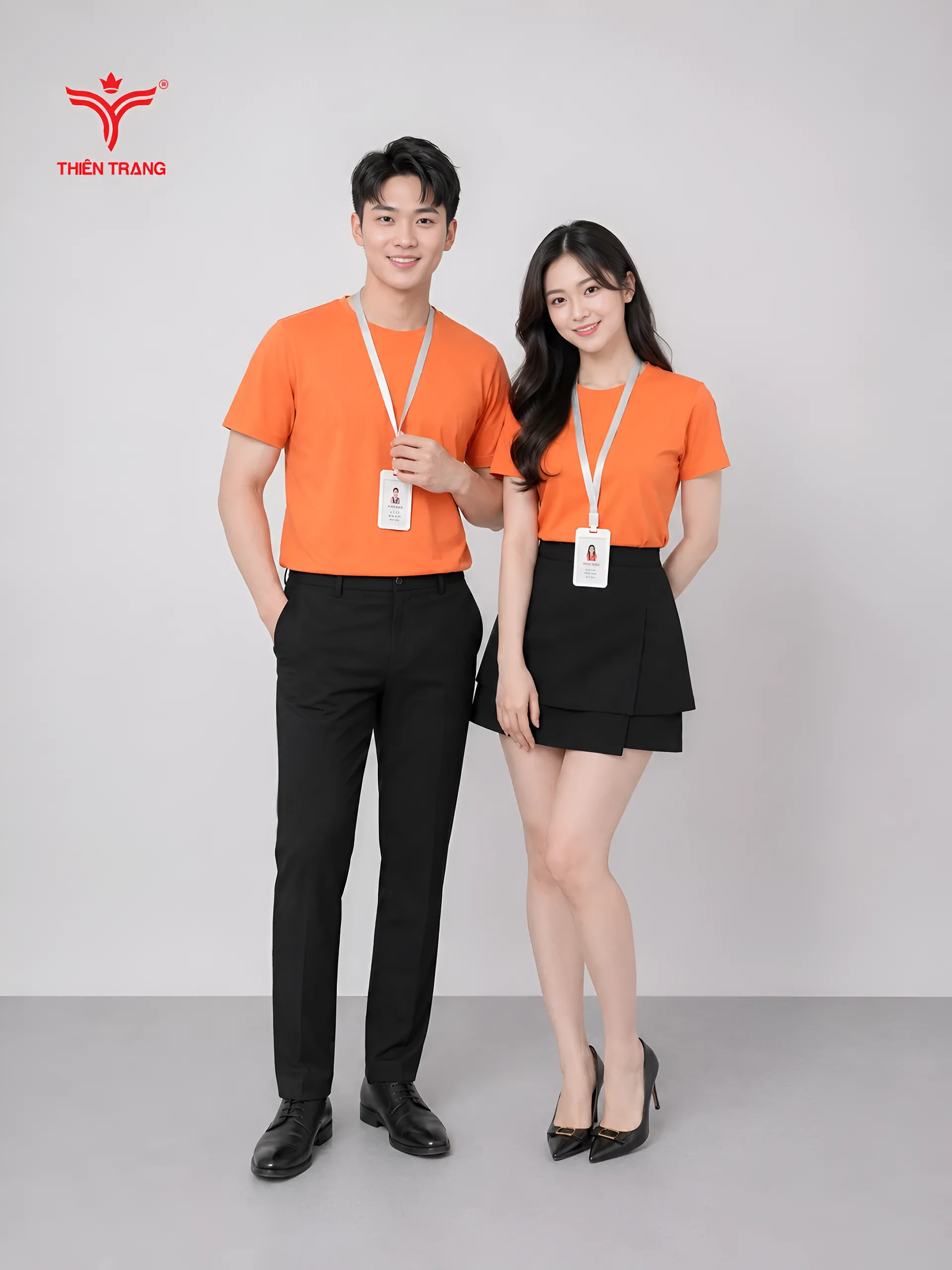 Bộ áo thun cổ tròn doanh nghiệp 1 Bộ áo thun cổ tròn doanh nghiệp