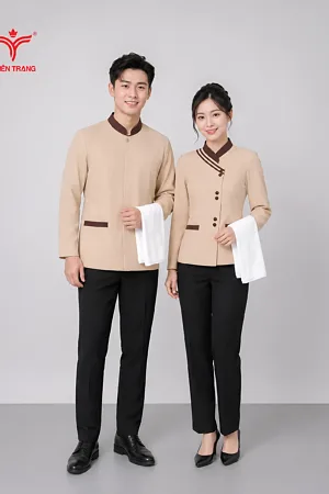 Bộ đồng phục buồng phòng khách sạn