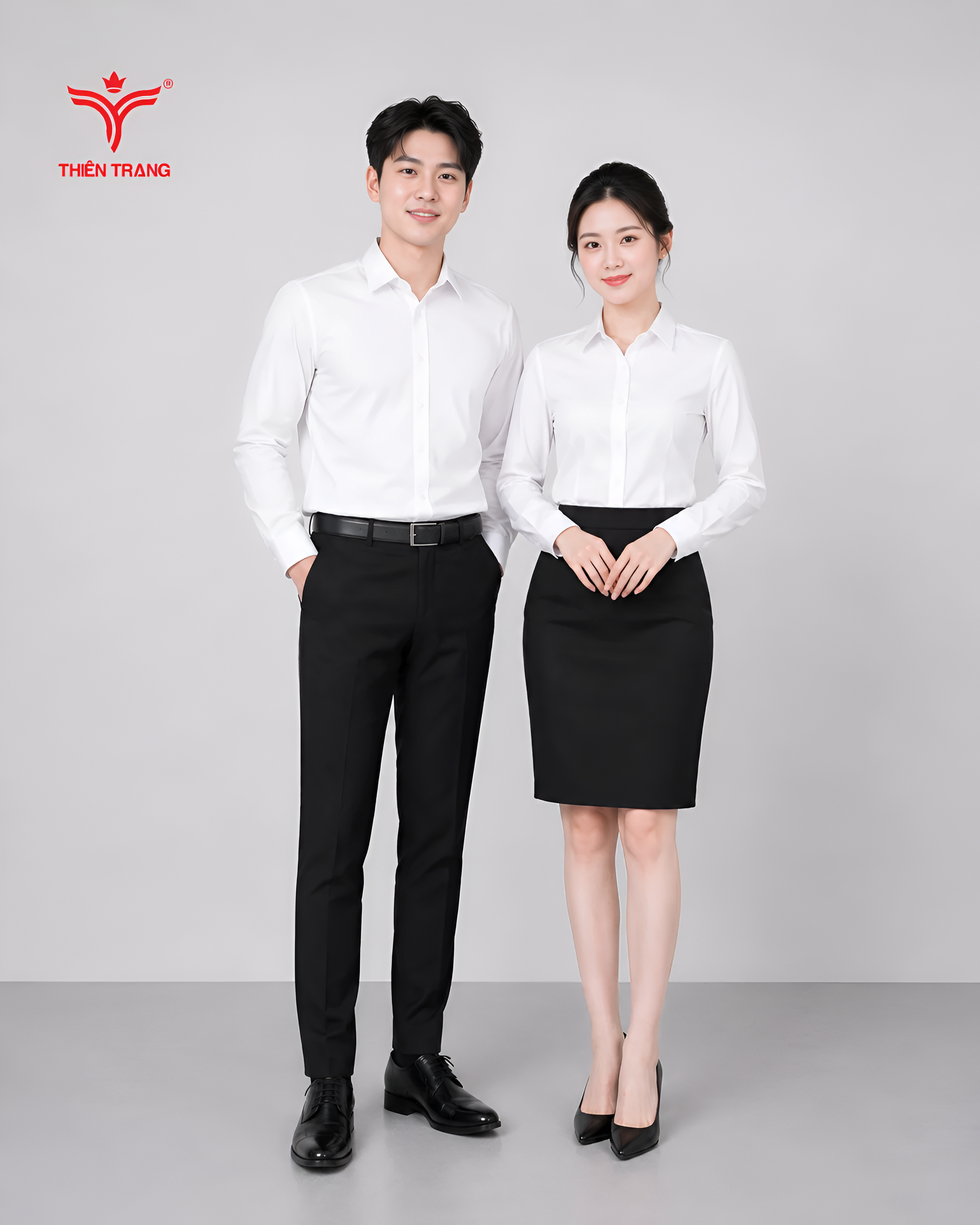 Bộ sơ mi tay dài doanh nghiệp 1 Bộ sơ mi tay dài doanh nghiệp