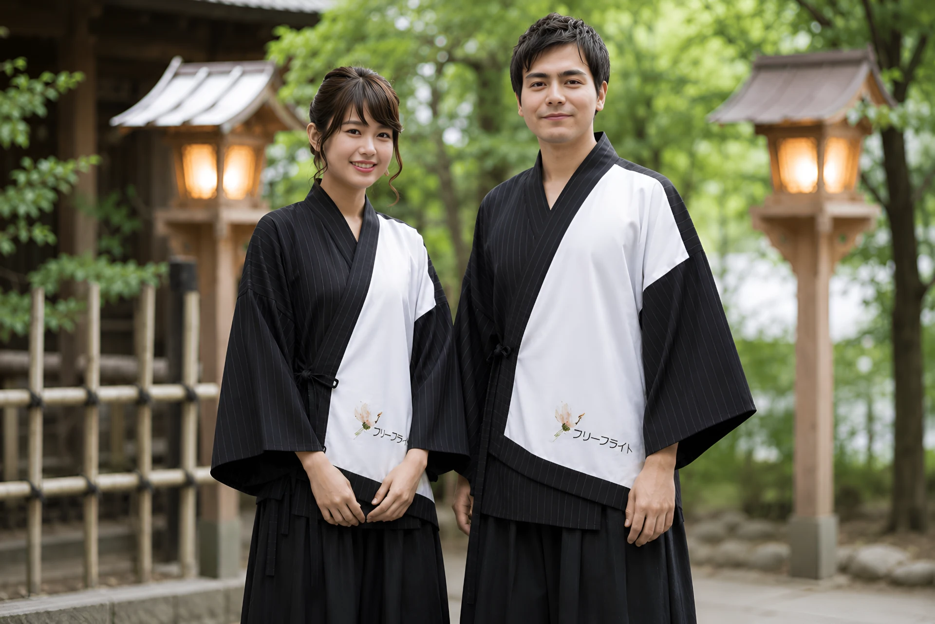 Cách mặc đồng phục yukata cách tân nhà hàng