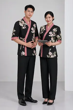 Alternative view of Đồng phục yukata nhà hàng Hana Mizuki