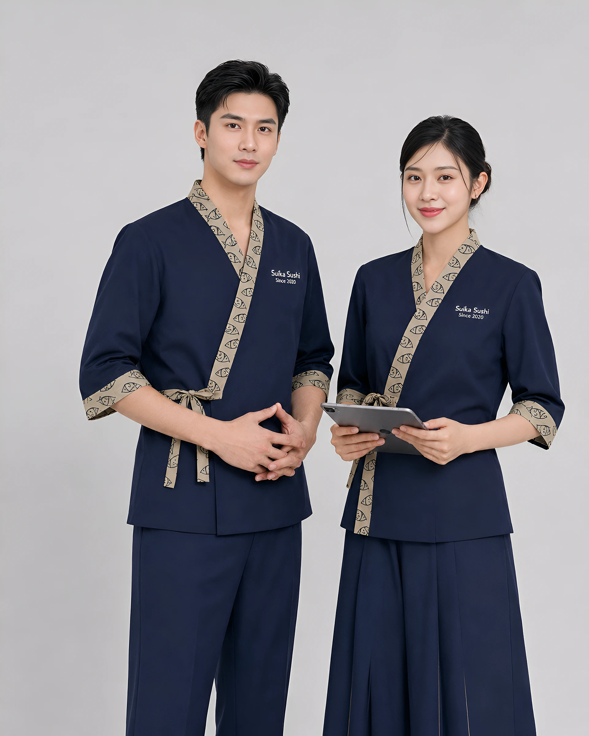 Đồng phục yukata nhà hàng suika Sushi