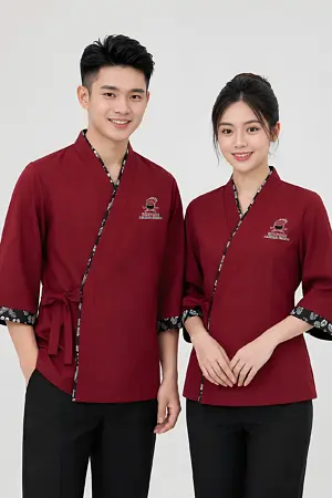 Đồng phục Yukata nhà hàng Nhật Bản Umiyaki