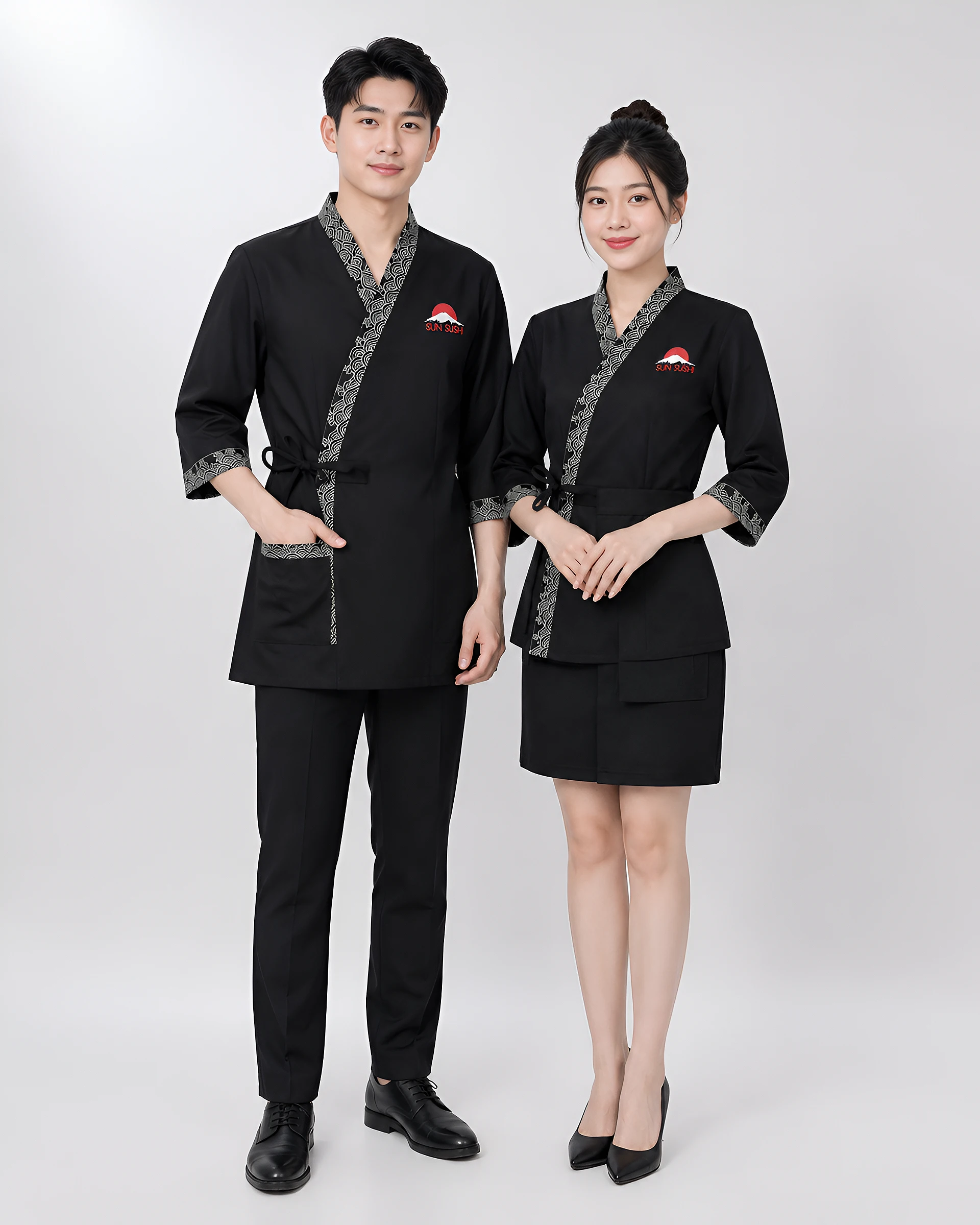 Đồng phục Yukata nhà hàng nhật Sun Sushi - Ảnh 2