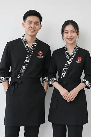Đồng phục Yukata phục vụ nhà hàng Sushi Cô Mo