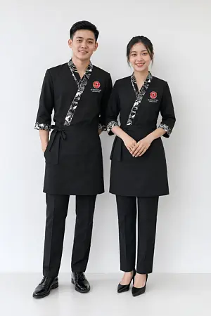 Alternative view of Đồng phục Yukata phục vụ nhà hàng Sushi Cô Mo