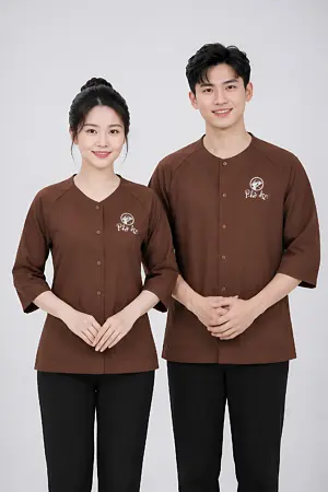 Đồng phục áo bà ba nhà hàng việt nam Phở An