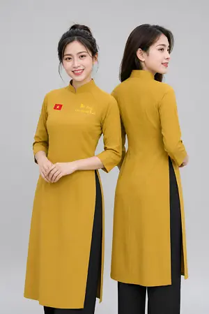 Alternative view of Đồng phục áo dài nhà hàng cơm niêu Việt Nam