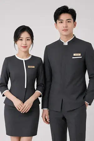 Đồng phục vest quản lý nha hàng Hàn Quốc