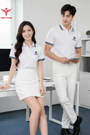 Alternative view of Đồng phục áo polo thêu logo