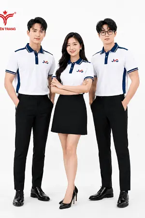 Áo đồng phục polo cổ bẻ công ty
