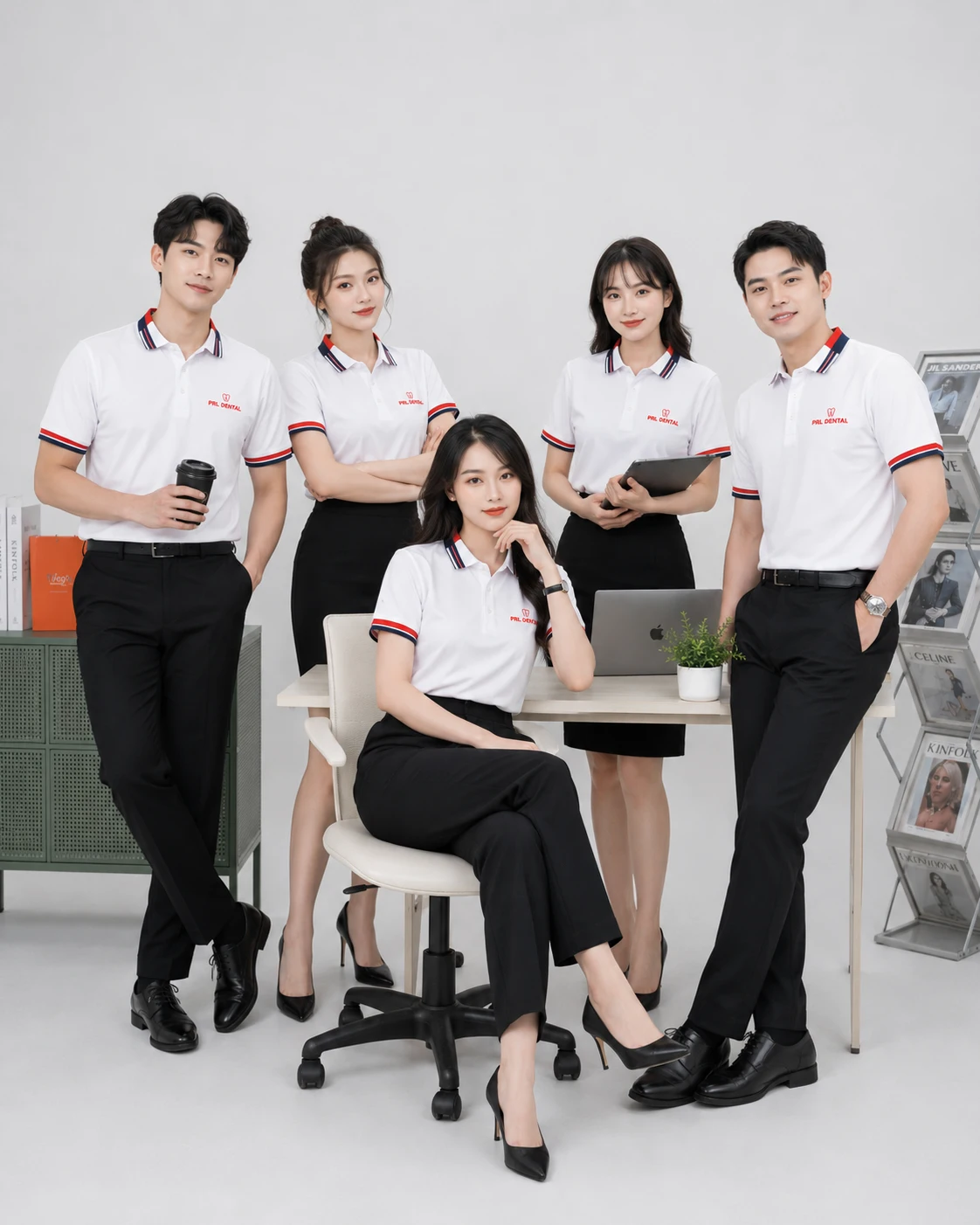 Áo thun đồng phục bo tay - Ảnh 5