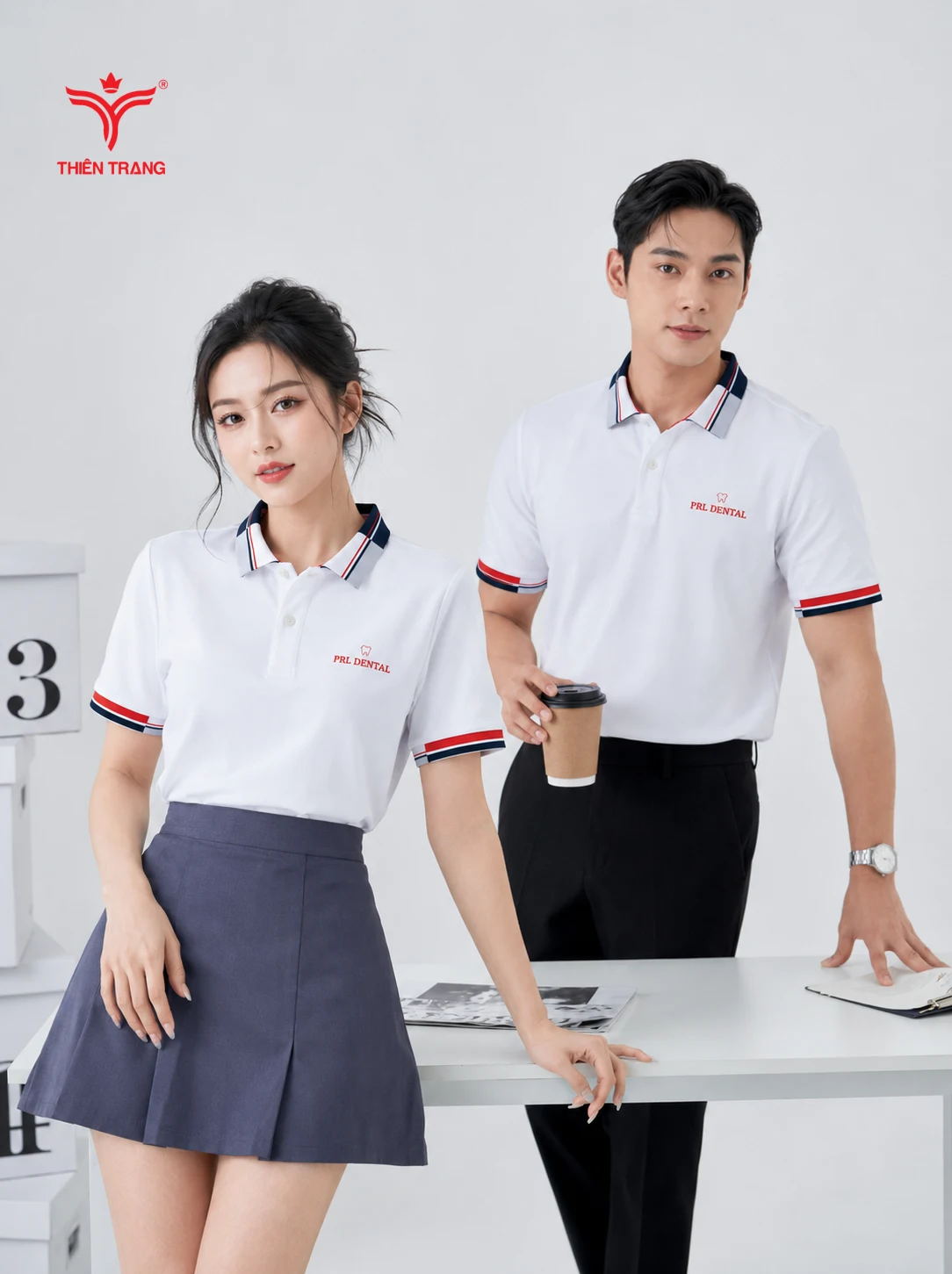 Áo thun đồng phục bo tay - Ảnh 2