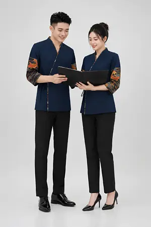 Alternative view of Đồng phục nhà hàng Nhật Bản XIEUHON Premium