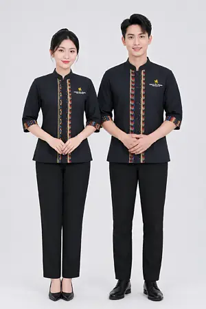 Alternative view of Đồng phục nhà hàng việt nam Ngan Bản Quán