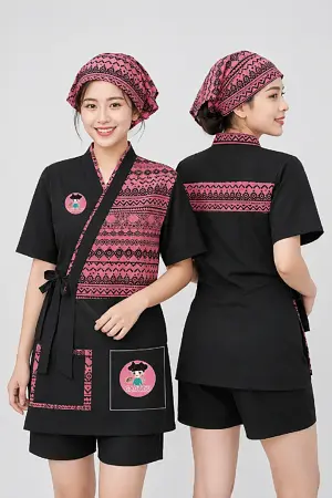 Đồng phục Yukata nữ nhà hàng nhật Gabubu