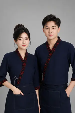 Đồng phục phục vụ Yukate nhà hàng Nhật Bản Masahiko sushi