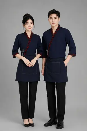 Alternative view of Đồng phục phục vụ Yukate nhà hàng Nhật Bản Masahiko sushi