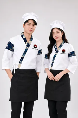 Đồng phục bếp Yukata Niran sushi