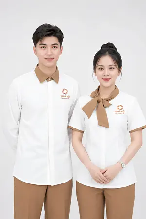 Đồng phục sơ mi nhà hàng việt Vị Hà Nội