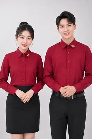 Đồng phục sơ mi lễ tân nhà hàng trung hoa Thuận Kiều