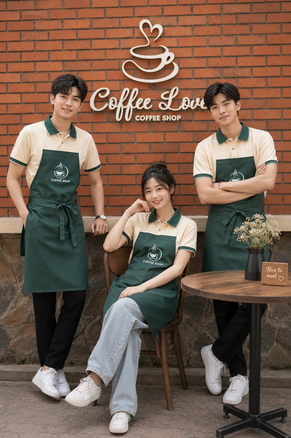 Đồng phục barista áo polo
