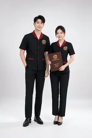 Alternative view of Đồng phục tạp vụ nhà hàng trung hoa Quảng Hương Lâu