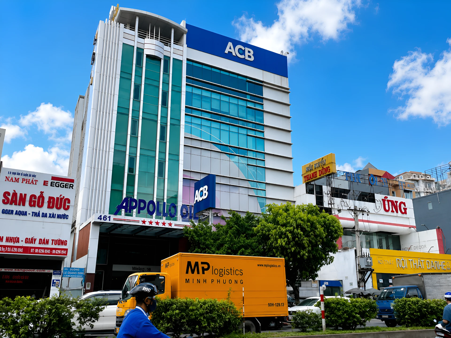 Mẫu đồng phục ngân hàng ACB chuẩn nhận diện thương hiệu