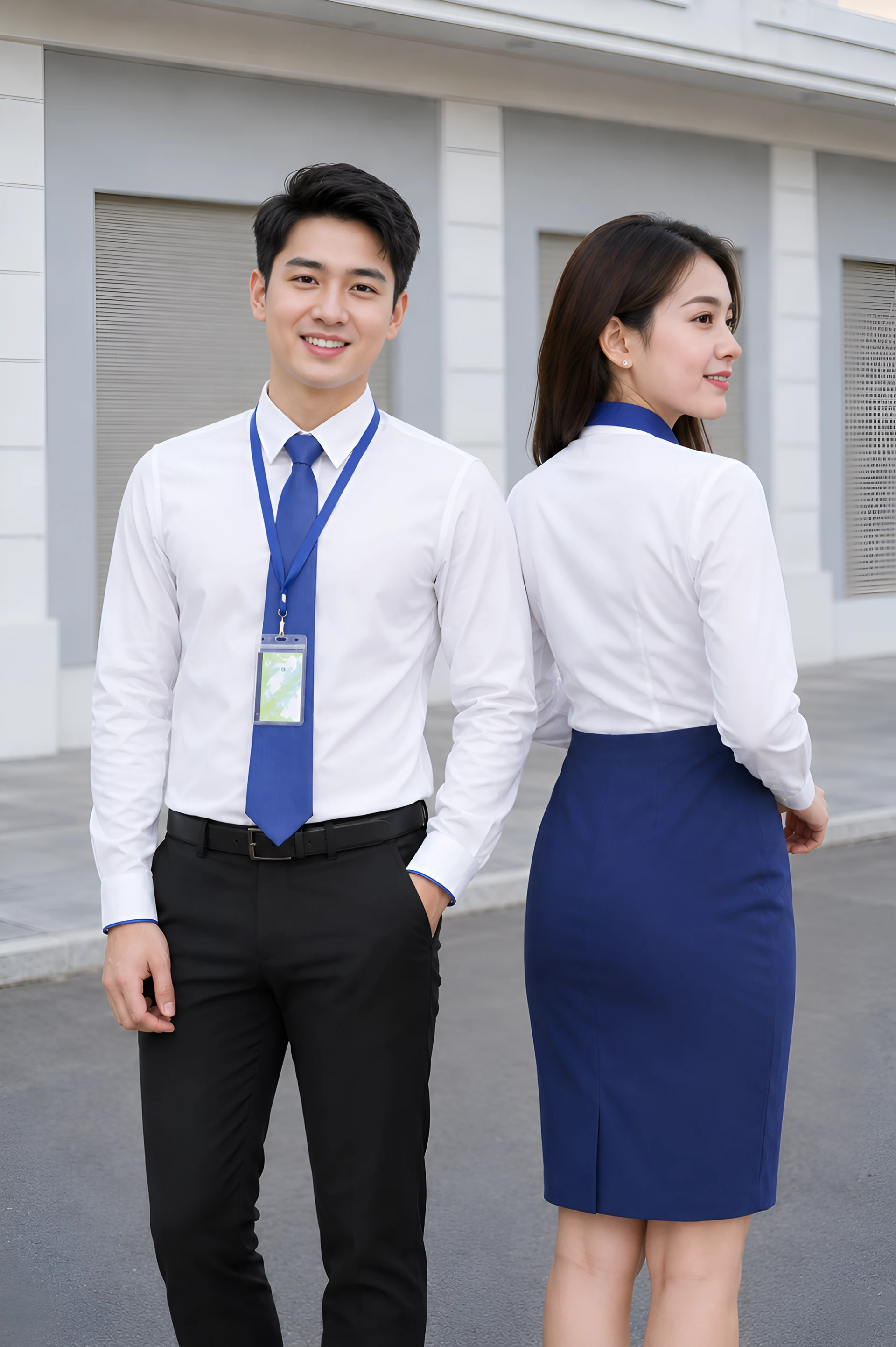 Mẫu đồng phục ngân hàng ACB chuẩn nhận diện thương hiệu