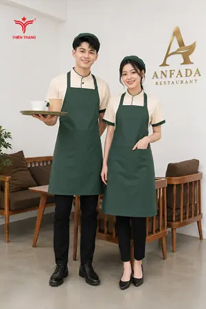 Đồng phục nhà hàng phong cách tối giản
