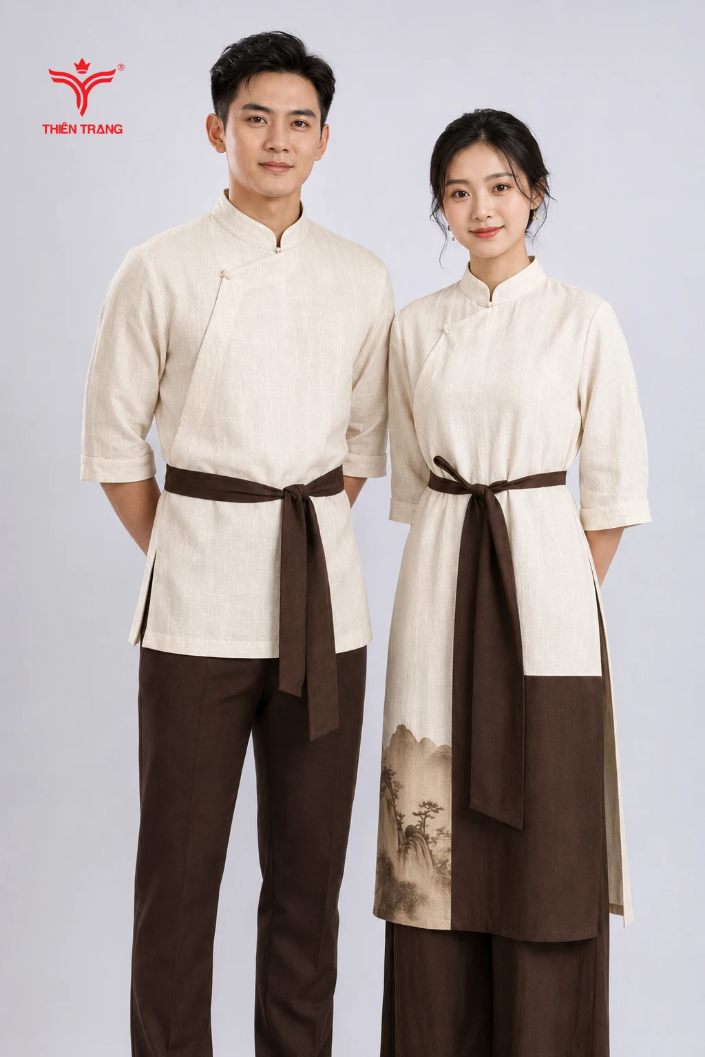 Đồng phục nhà hàng phong cách thiền - Ảnh 2