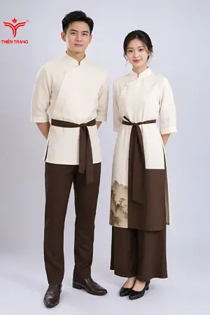 Đồng phục nhà hàng phong cách thiền