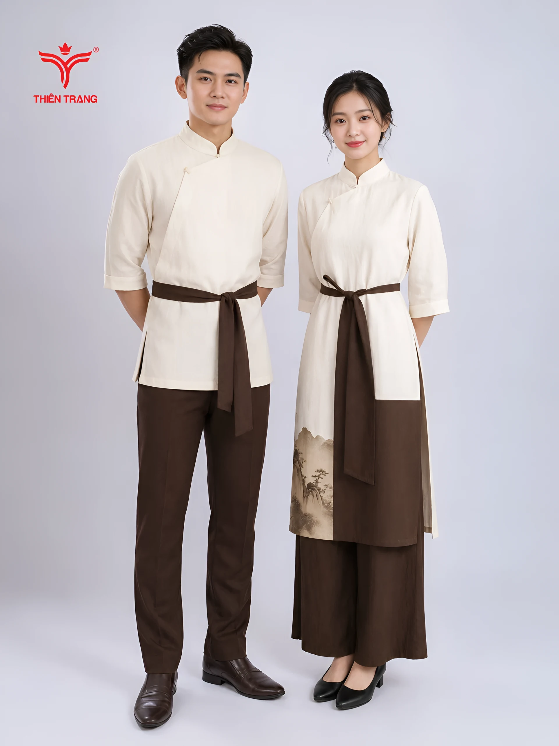 Đồng phục nhà hàng phong cách thiền