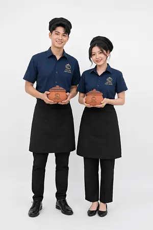 Đồng phục sơ mi quán cơm niêu