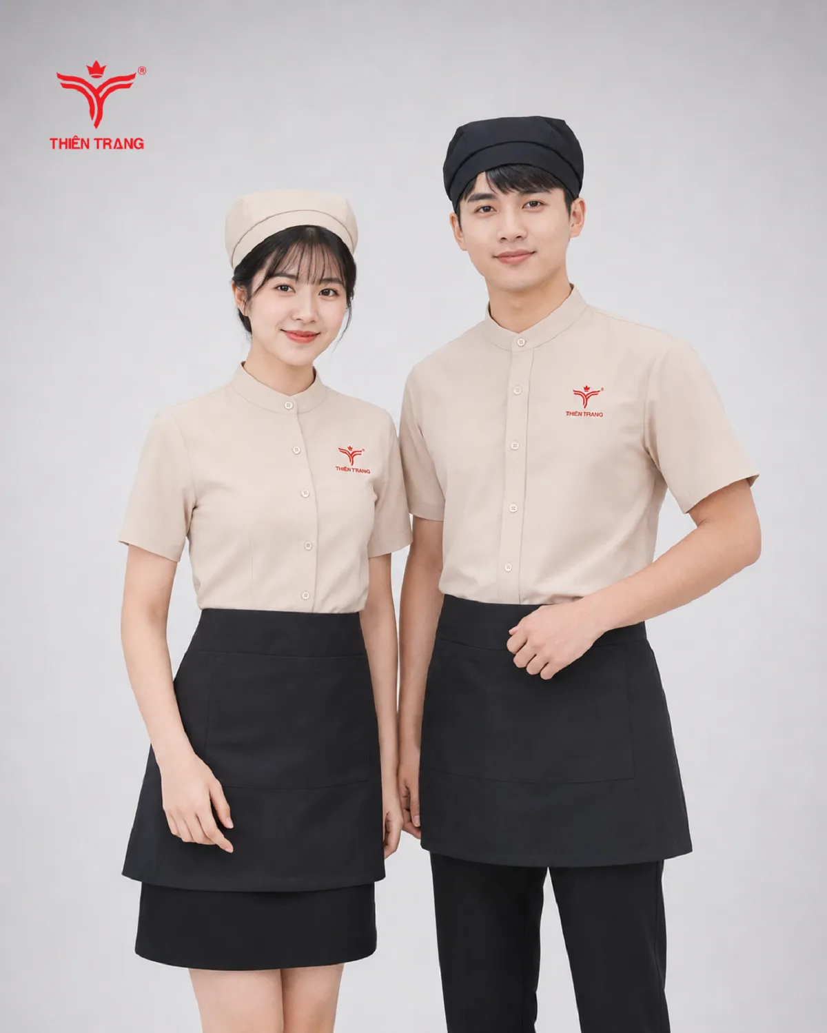 Đồng Phục Phục Vụ Nhà Hàng Sarang Mì 1 Đồng Phục Phục Vụ Nhà Hàng Sarang Mì