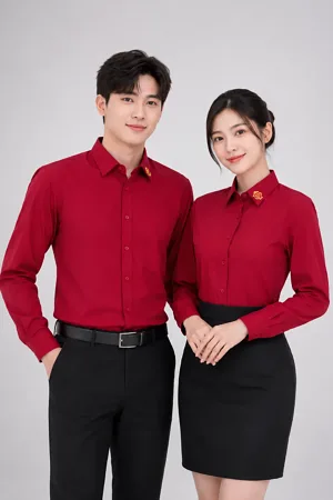 Đồng Phục Phục Vụ Sơ Mi Nhà Hàng Cao Cấp