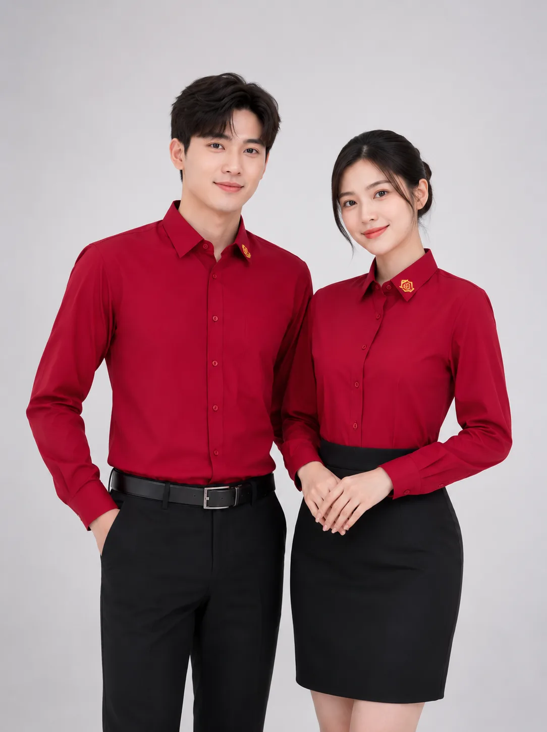 Đồng Phục Phục Vụ Sơ Mi Nhà Hàng Cao Cấp 1 Đồng Phục Phục Vụ Sơ Mi Nhà Hàng Cao Cấp