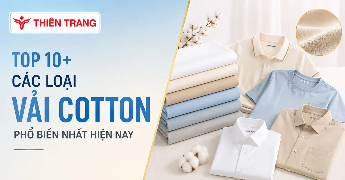 top 10 cac loai vai cotton pho bien nhat