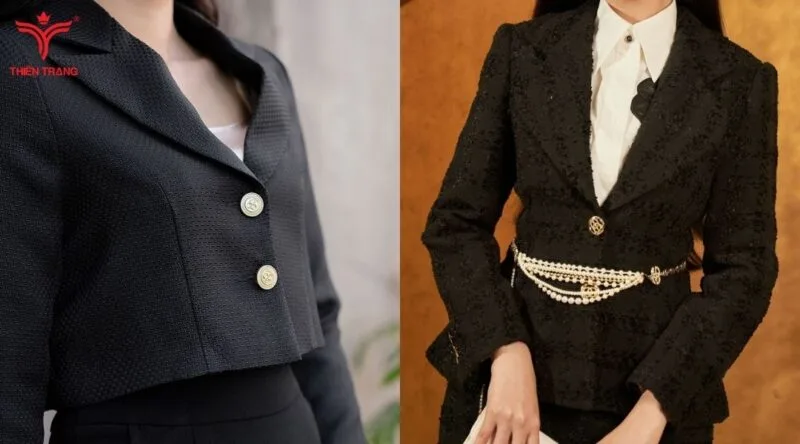 Vest đồng phục vải tuytsi chuyên nghiệp và đứng form