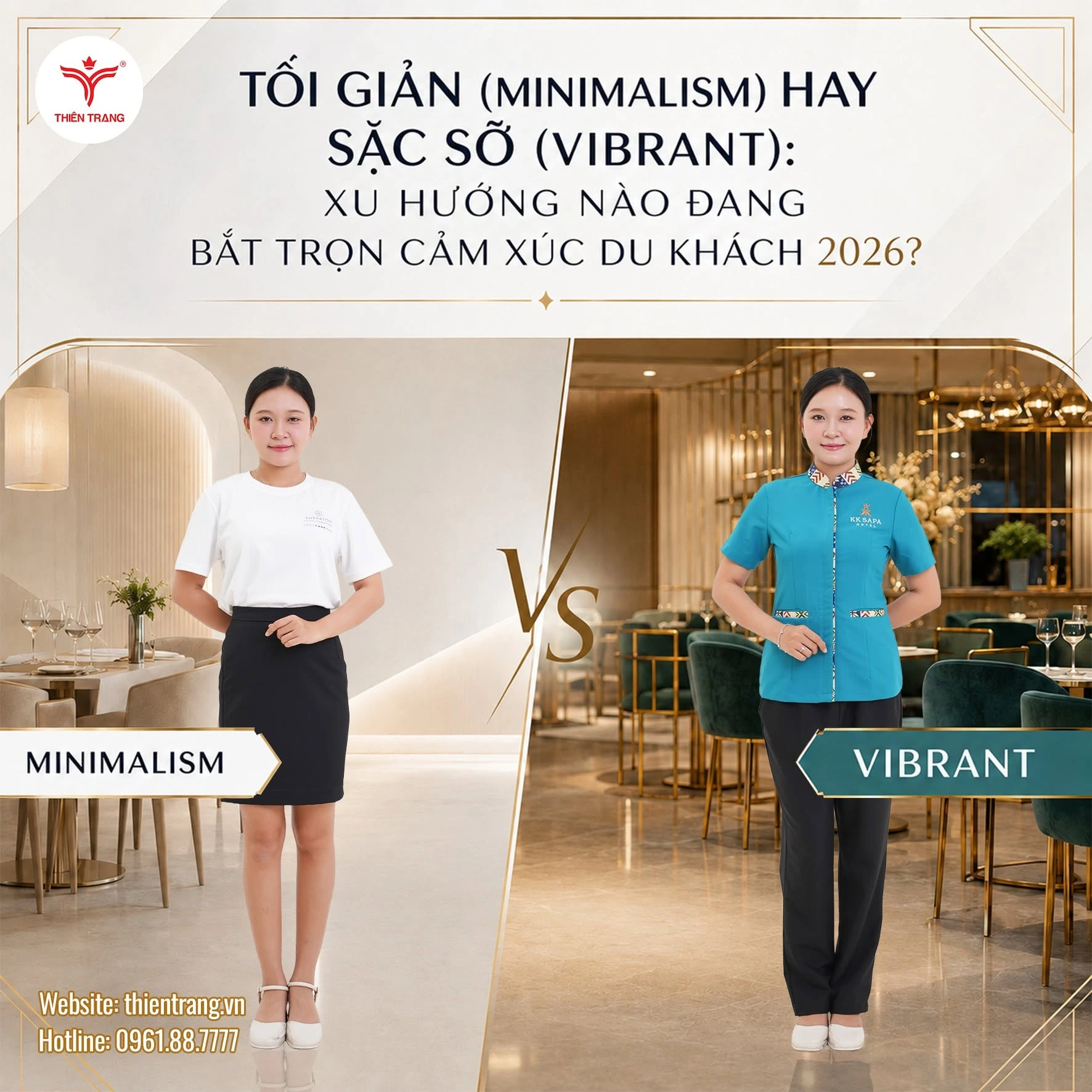 Quy trình may đo đồng phục nhà hàng khách sạn chuyên nghiệp tại xưởng