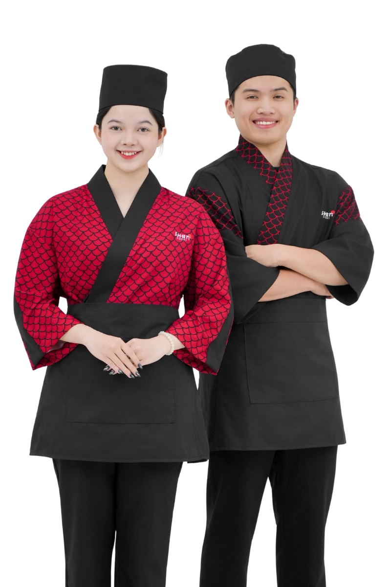 Trọn bộ phụ kiện tạp dề Maekake và băng đô Hachimaki Nhật Bản
