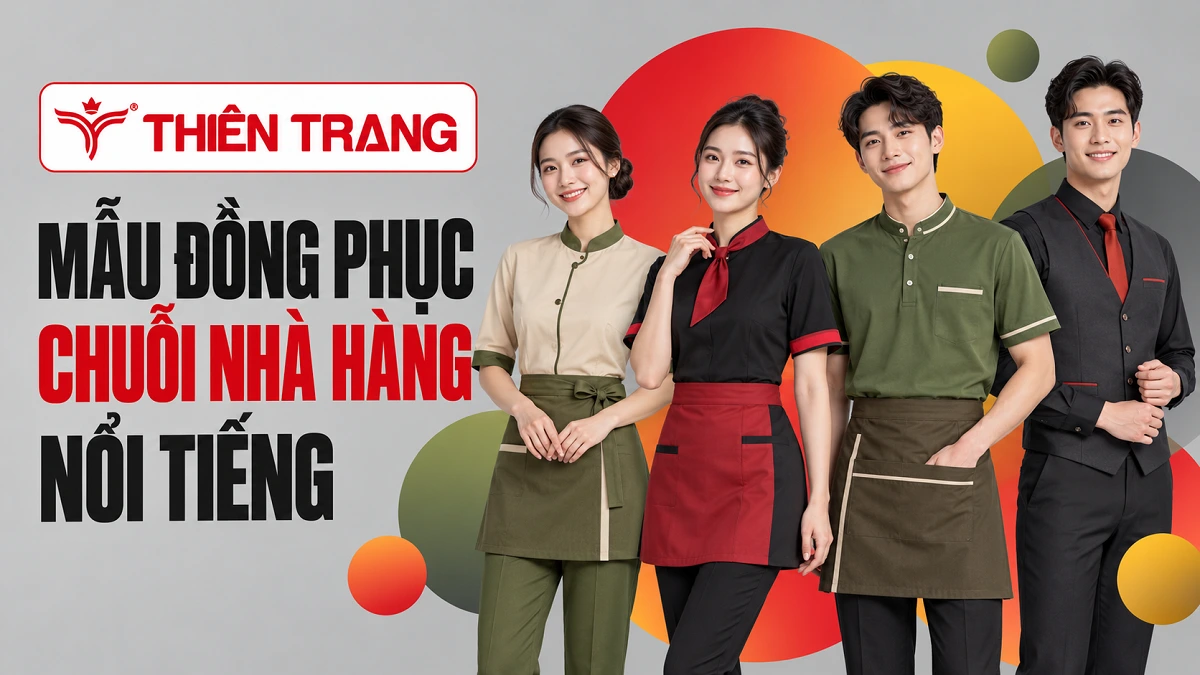 Mẫu đồng phục chuỗi nhà hàng nổi tiếng