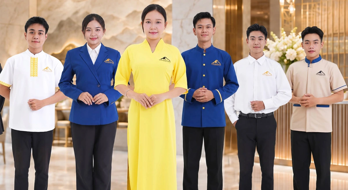 Bộ sưu tập mẫu đồng phục nhà hàng đẹp chuyên nghiệp đa dạng vị trí